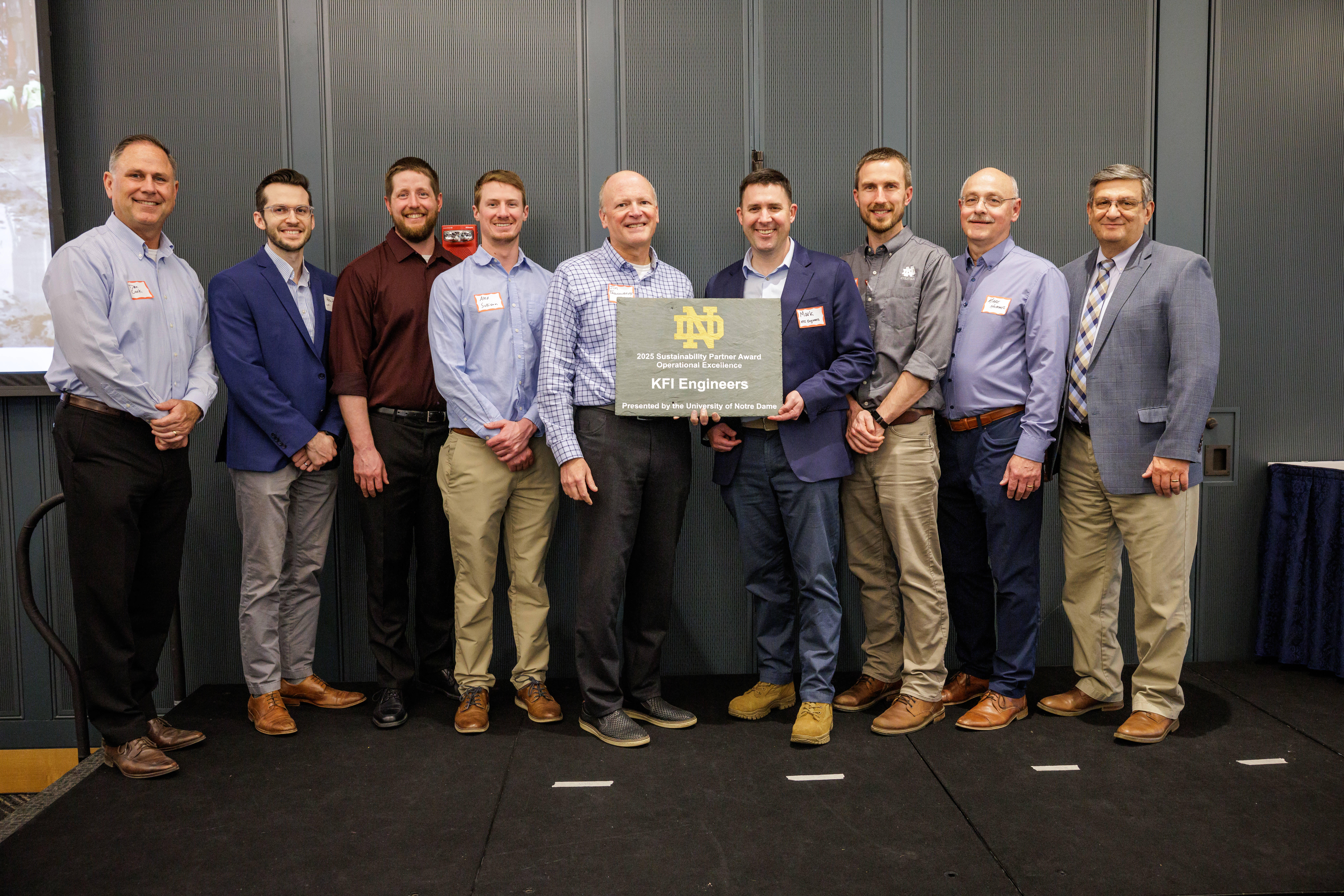 Notre Dame Sustainability Partner Award
